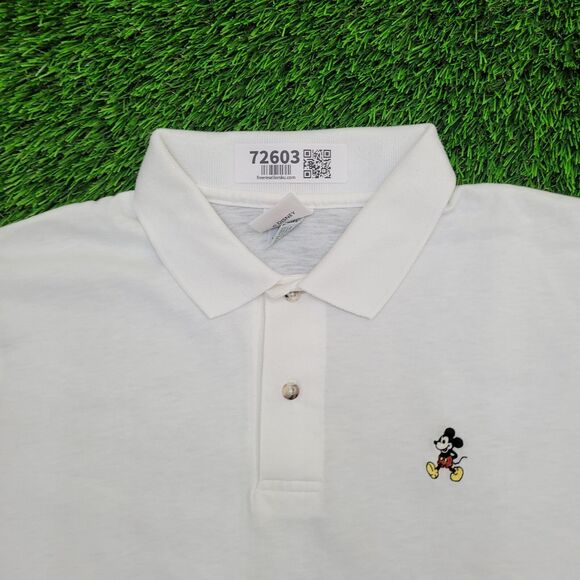 Vintage Disney Polo Shirt Medium 19x26 Mickey Mouse - Picture 3 of 12